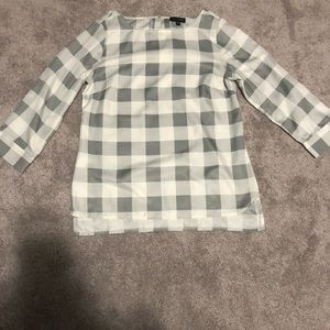 The limited checked blouse